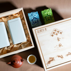精品茶葉木質禮盒『華木茶語』｜貴人必備，ESG永續禮盒